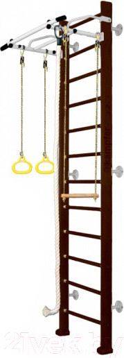 Изображение товара Детский спортивный комплекс Kampfer Helena Wall (3м, шоколадный/белый антик)