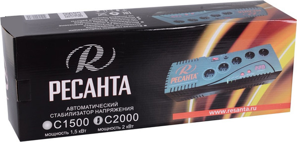 Изображение товара Стабилизатор напряжения Ресанта С2000 (63/6/34)