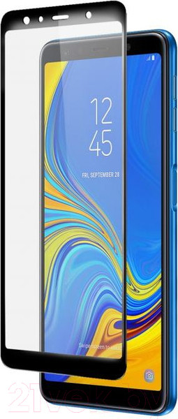 Изображение товара Защитное стекло для телефона Case Full Glue для Galaxy A7 (2018) (черный глянец)