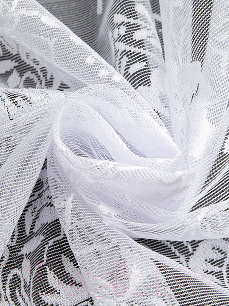 Изображение товара Гардина Amore Mio Жаккардовый M 3008 300x270 / 15975 (белый)