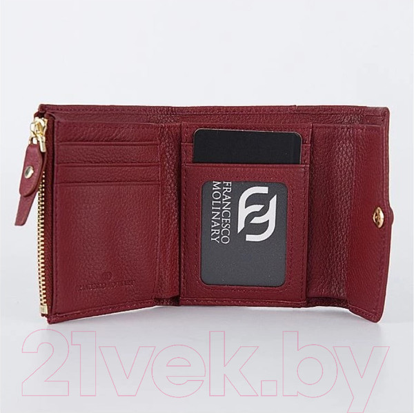 Изображение товара Портмоне Francesco Molinary 895-6039-BRD (бордовый)