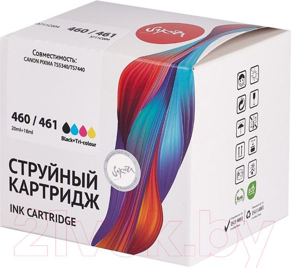 Изображение товара Комплект картриджей Sakura Printing SI3711C004