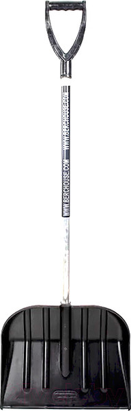 Изображение товара Лопата для уборки снега Berchouse №12 (с алюминиевым наконечником и сьемным черенком)