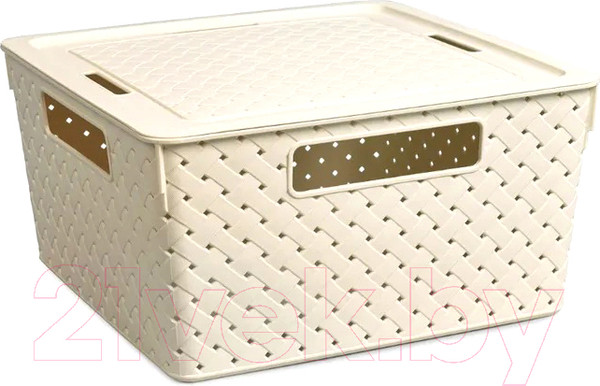 Изображение товара Коробка для хранения Violet Береста / V6811126 (11л, слоновая кость)