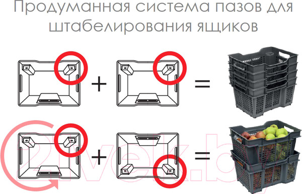 Изображение товара Ящик для хранения Violet V171632 (16л, лавровый)