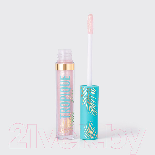 Изображение товара Блеск для губ Vivienne Sabo Tropique Gloss 06 нежно-лиловый разноцветными сияющими частицами (3мл)