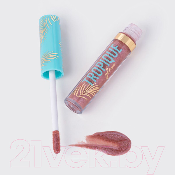 Изображение товара Блеск для губ Vivienne Sabo Tropique Gloss 17 темно-бежевый с серебристым сиянием (3мл)