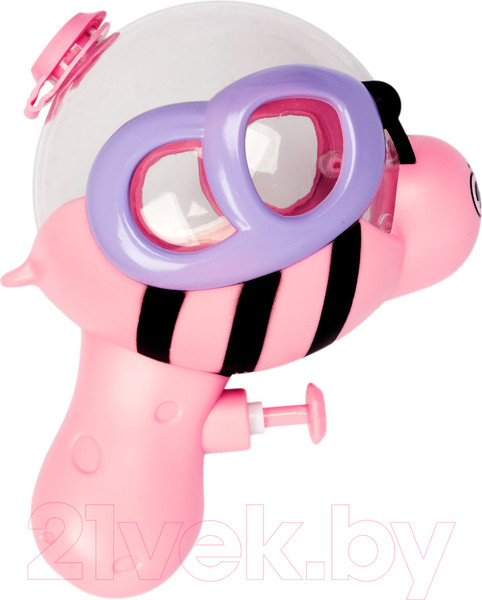 Изображение товара Бластер игрушечный Bondibon Водный пистолет. Наше лето Пчелка / ВВ5807 (розовый)