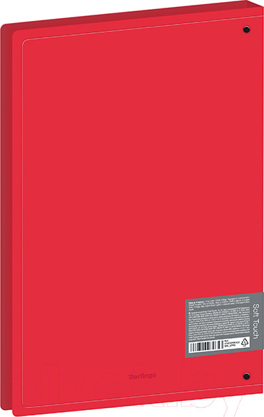 Изображение товара Папка для бумаг Berlingo Soft Touch / RB4_4D982 (красный)