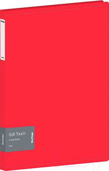 Изображение товара Папка для бумаг Berlingo Soft Touch / RB4_4D982 (красный)