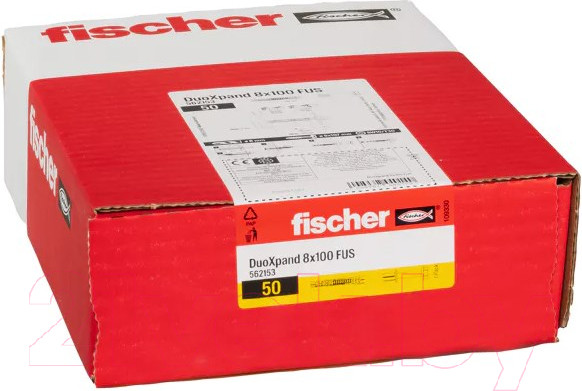 Изображение товара Дюбель рамный FISCHER FUR 8x100 FUS / 562153K (50шт)