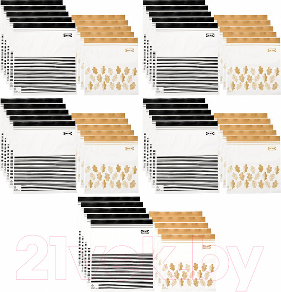 Изображение товара Комплект пакетов-слайдеров Ikea Истад 705.256.79