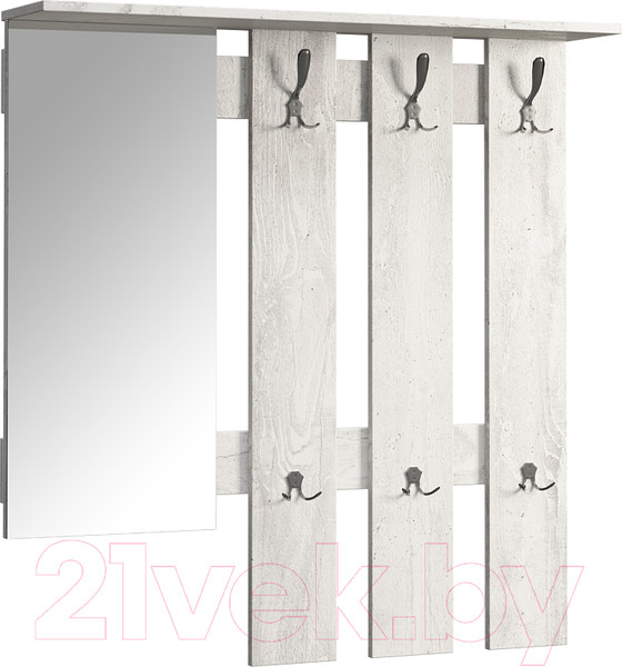 Изображение товара Секция в прихожую Мебель-КМК Марк 0864 (бетон пайн светлый)