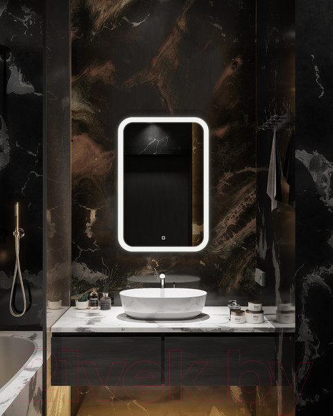Изображение товара Зеркало Silver Mirrors Стив 50.5x75 / LED-00002582