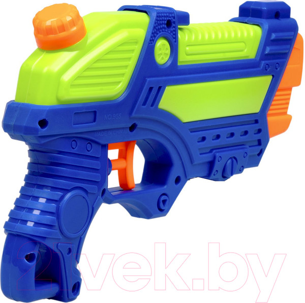Изображение товара Бластер игрушечный Bondibon Водный пистолет. Наше лето / ВВ5804 (зеленый/синий)