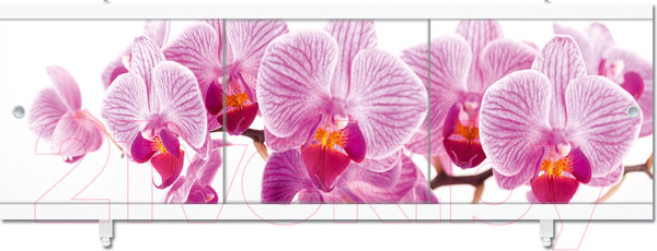 Изображение товара Экран для ванны МетаКам Ультралегкий АРТ 1.48 (дикая орхидея)