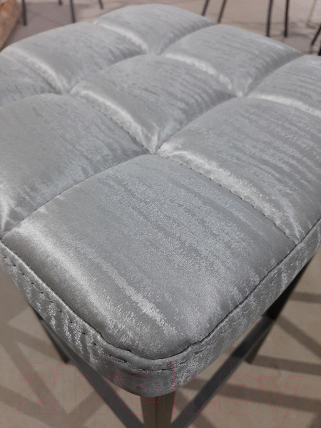 Изображение товара Табурет барный Древпром Камелот ДП2-07 полубарный (черный матовый/Bengal серый)