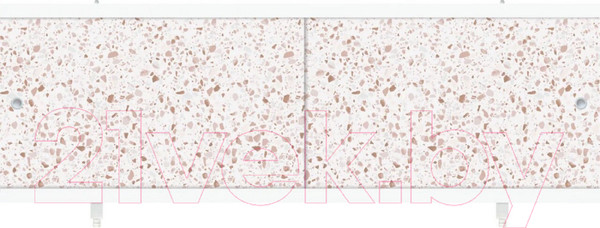 Изображение товара Экран для ванны МетаКам Универсал Кварт 1.48 (камешки/бежевый)