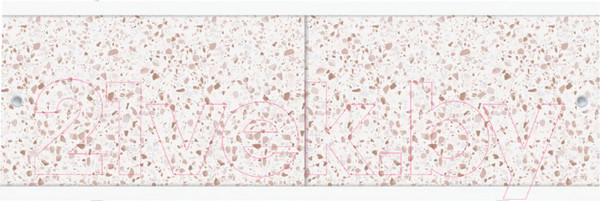 Изображение товара Экран для ванны МетаКам Универсал Кварт 1.48 (камешки/бежевый)