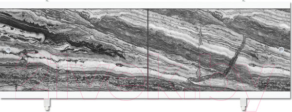 Изображение товара Экран для ванны МетаКам Универсал Кварт 1.48 (черный мрамор)