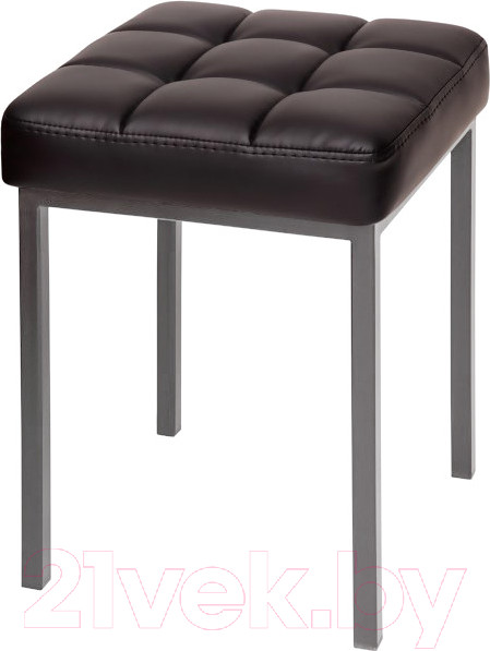 Изображение товара Табурет Древпром Пуф ДП3-08 (графит/темно-серый)