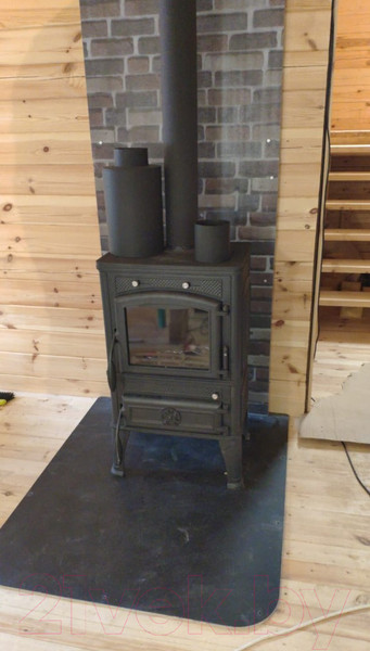 Изображение товара Предтопочный лист КПД LP07 2мм 1200x1000мм (черный)