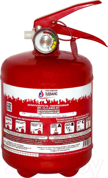 Изображение товара Огнетушитель Эдванс ОП-1 (з)