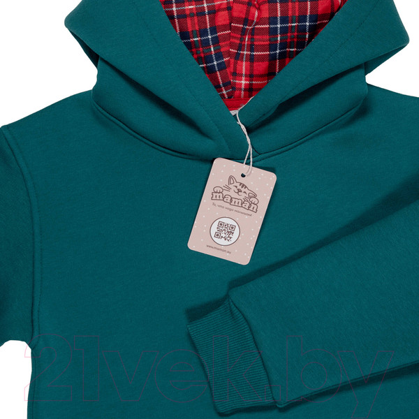 Изображение товара Худи детское Maman Т2-116 (р.116, зеленый)