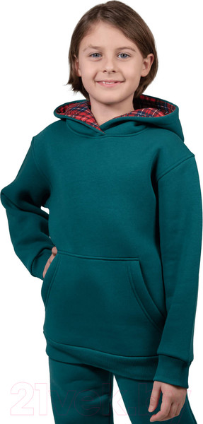 Изображение товара Худи детское Maman Т2-116 (р.116, зеленый)