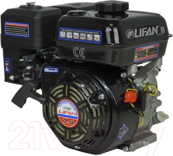 Изображение товара Двигатель бензиновый Lifan 170F D19 (вал шпонка 19мм)