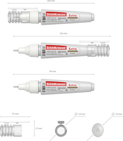 Изображение товара Корректор для текста Erich Krause Extra / 55987