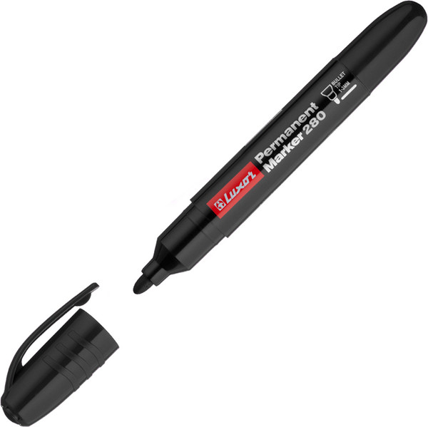 Изображение товара Маркер перманентный Luxor 280 / 3541 (черный)