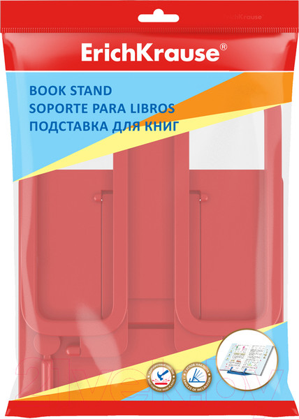 Изображение товара Подставка для книг Erich Krause Base Classic / 58030 (красный)