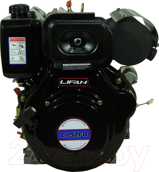 Изображение товара Двигатель дизельный Lifan Diesel 192FD D25 6A шлицевой вал (Splined Shaft)