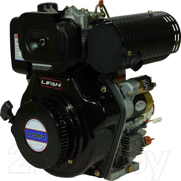 Изображение товара Двигатель дизельный Lifan Diesel 192FD D25 6A шлицевой вал (Splined Shaft)