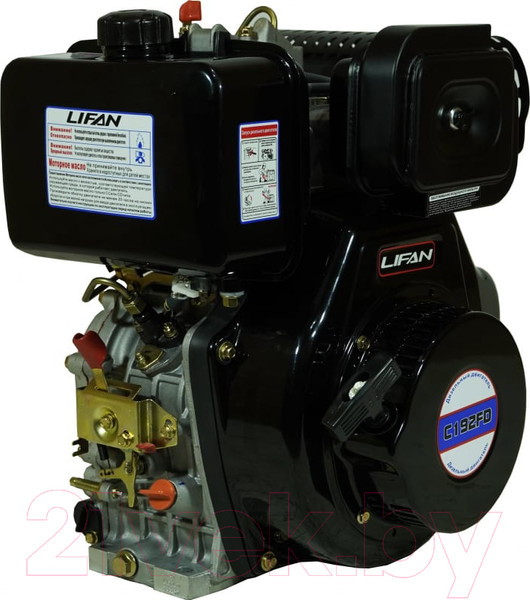 Изображение товара Двигатель дизельный Lifan Diesel 192FD D25 6A шлицевой вал (Splined Shaft)