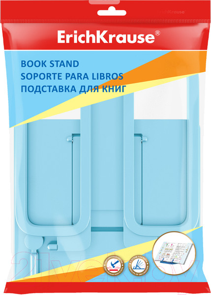 Изображение товара Подставка для книг Erich Krause Base Pastel / 58033 (голубой)
