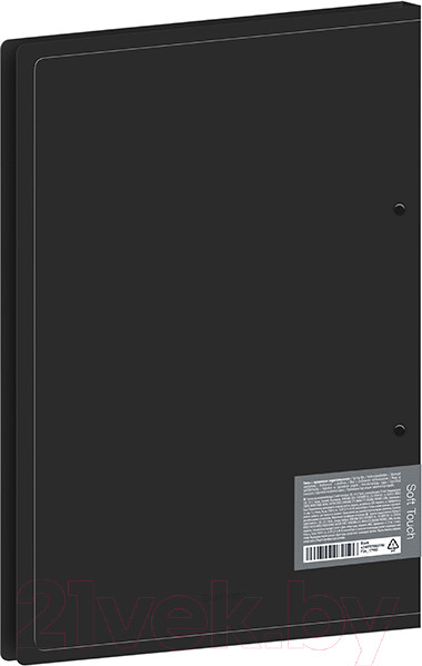 Изображение товара Папка для бумаг Berlingo Soft Touch / FS4_17980 (черный)