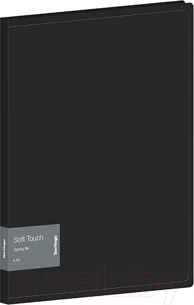 Изображение товара Папка для бумаг Berlingo Soft Touch / FS4_17980 (черный)