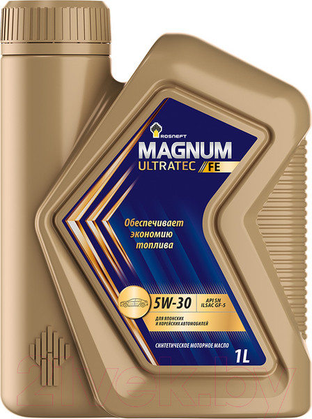 Изображение товара Моторное масло Роснефть Magnum Ultratec FE 5W30 SN/CF / 40816332 (1л)