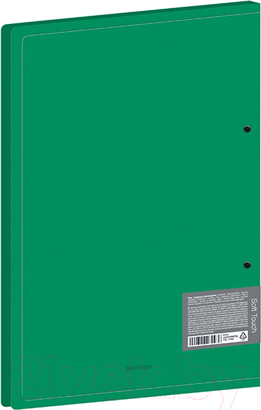 Изображение товара Папка для бумаг Berlingo Soft Touch / FS4_17983 (зеленый)