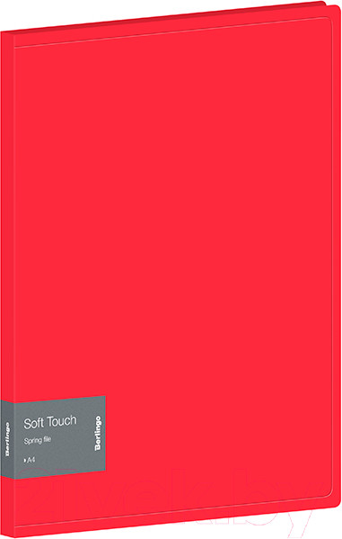 Изображение товара Папка для бумаг Berlingo Soft Touch / FS4_17982 (красный)