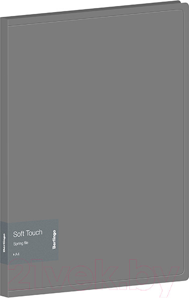 Изображение товара Папка для бумаг Berlingo Soft Touch / FS4_17985 (серый)