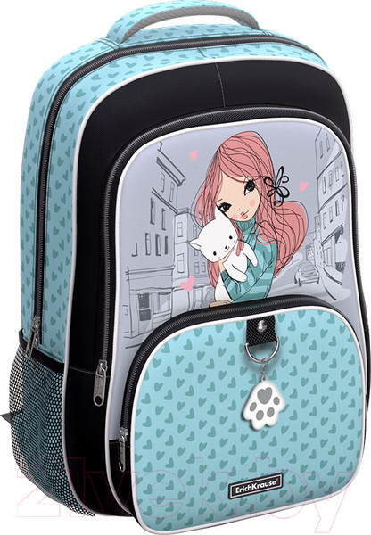 Изображение товара Школьный рюкзак Erich Krause ErgoLine 20L Romantic Girl / 58121