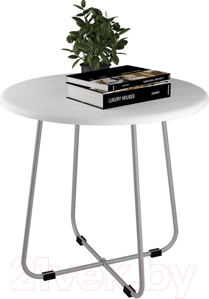 Изображение товара Журнальный столик Мебелик BeautyStyle 14 (дуб дымчатый/черный)