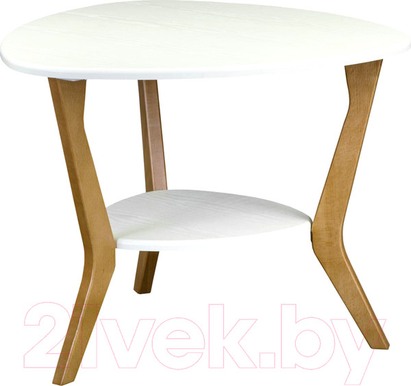 Изображение товара Журнальный столик Мебелик BeautyStyle 15 (белый/бук)