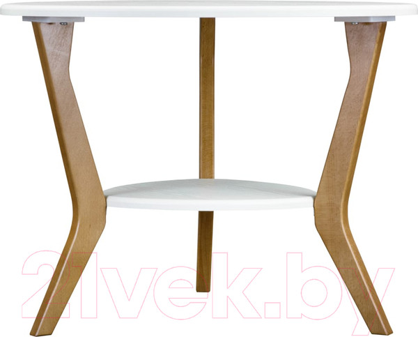 Изображение товара Журнальный столик Мебелик BeautyStyle 15 (белый/бук)