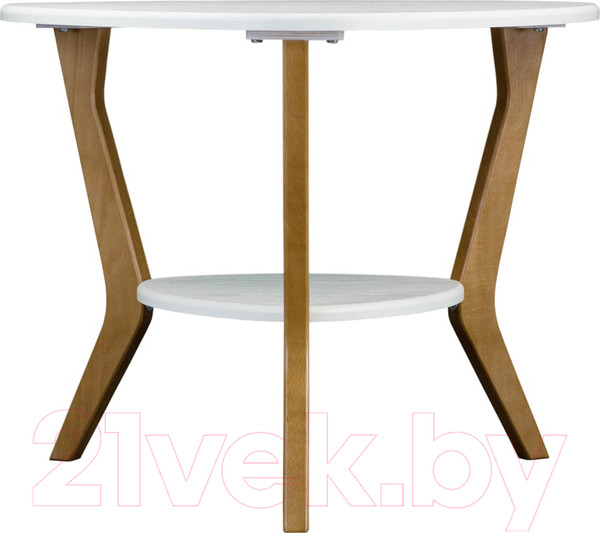 Изображение товара Журнальный столик Мебелик BeautyStyle 15 (белый/бук)