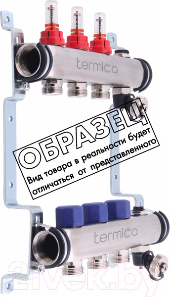 Изображение товара Коллекторная группа отопления Termica 1"х3/4" 83601006 (6 выходов)