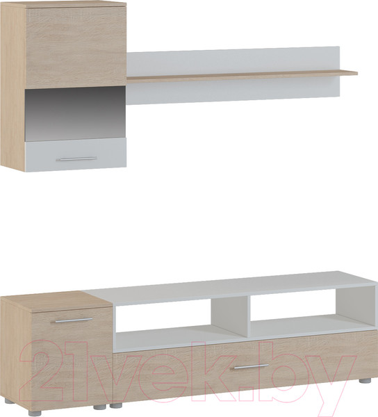 Изображение товара Горка Genesis Мебель Oskar 2 (дуб сонома/белый)